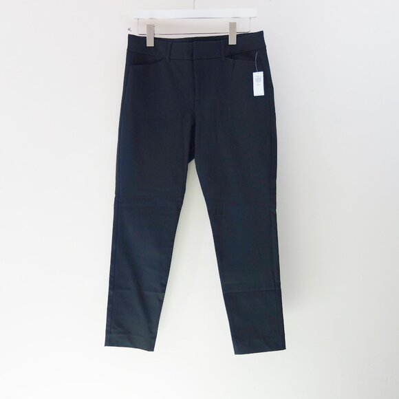 Old Navy High-Waisted Pixie Skinny Pants in Black (8 Petite) NWT! - Picture 4 of 11